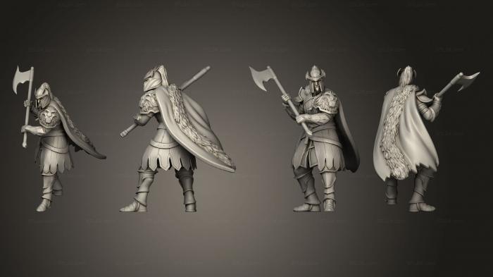 Military figurines (Dwarf Lion Clan E, STKW_5597) 3D models for cnc