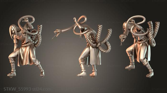 Military figurines (Orochimaru Sekai, STKW_55993) 3D models for cnc
