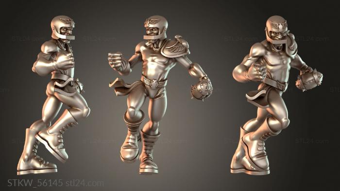 Military figurines (Plain Neutrals THROWER swift, STKW_56145) 3D models for cnc