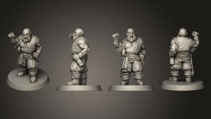 Military figurines (Dwarf pirate 2, STKW_5621) 3D models for cnc
