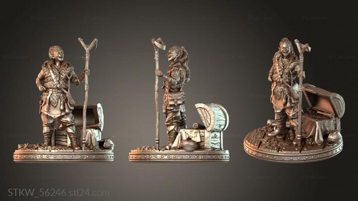 Military figurines (Primal Dragonblade heslin, STKW_56246) 3D models for cnc
