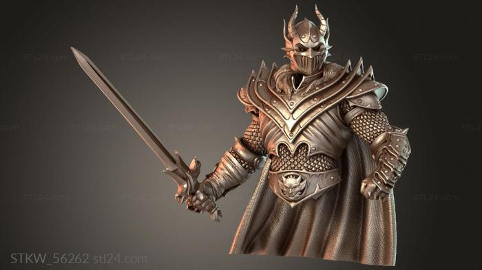 Military figurines (Primal thazget powerful, STKW_56262) 3D models for cnc