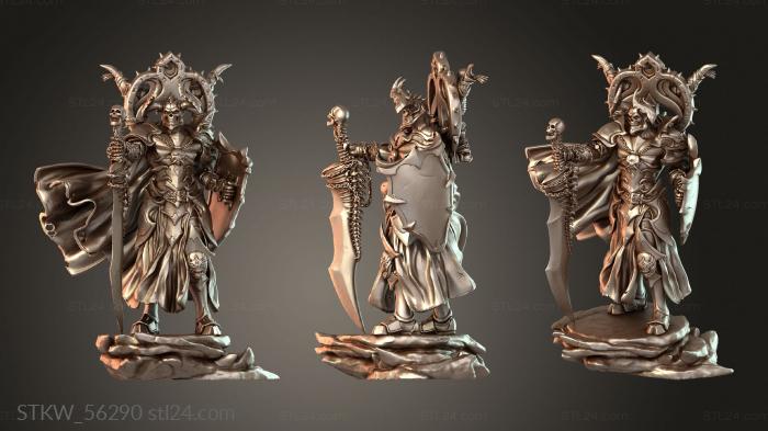 Military figurines (Pulvis dumah, STKW_56290) 3D models for cnc