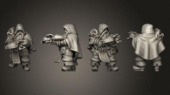 Military figurines (Dwarf Ranger 01, STKW_5634) 3D models for cnc