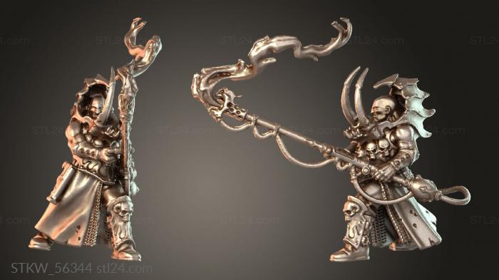 Military figurines (Reckless warrior, STKW_56344) 3D models for cnc