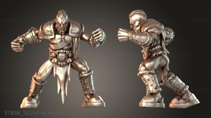 Military figurines (RAGNAROCKERS LINEMAN, STKW_56354) 3D models for cnc