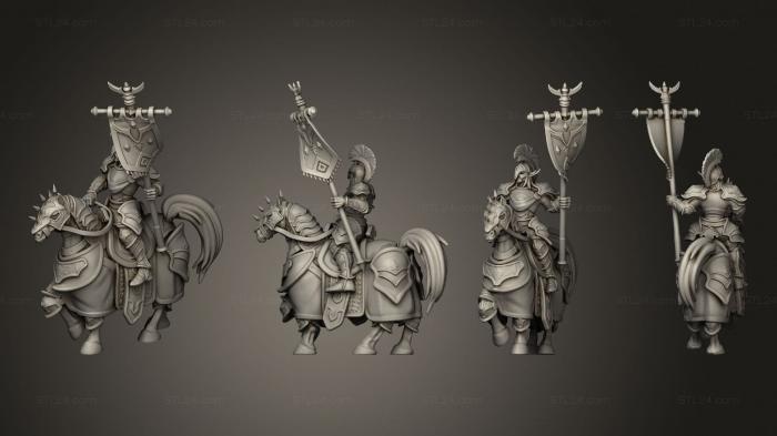 Military figurines (Dwarf Rider 2, STKW_5640) 3D models for cnc