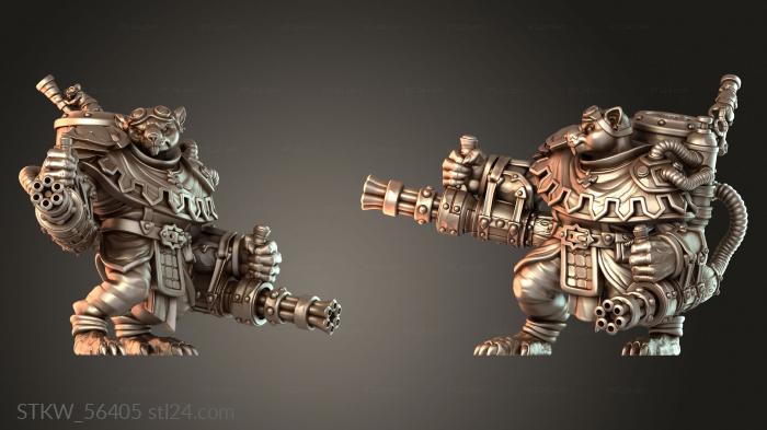 Ratmen Storm Ogres Female Gatling