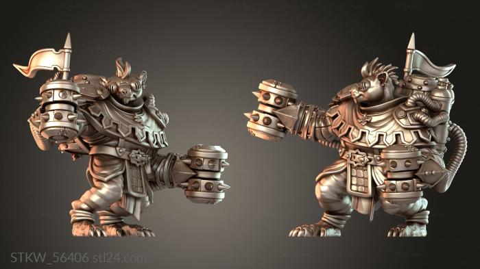 Ratmen Storm Ogres Female Roller