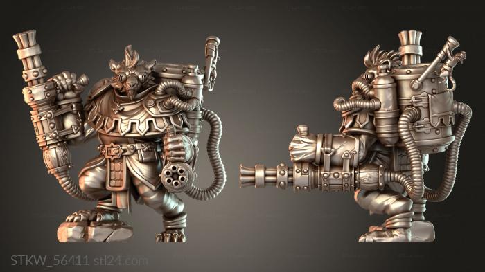 Ratmen Storm Ogres Male Gatling