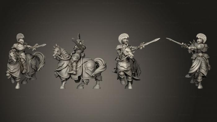 Military figurines (Dwarf Rider 4, STKW_5642) 3D models for cnc