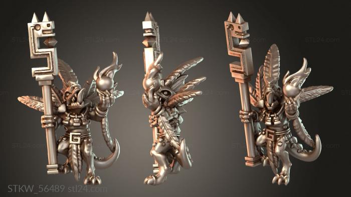 Reptilian priest ancient
