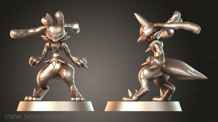 Riolu Lucario Mega Pokemon evolved