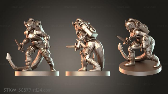 Rogues Tiefling Femalle Rogue