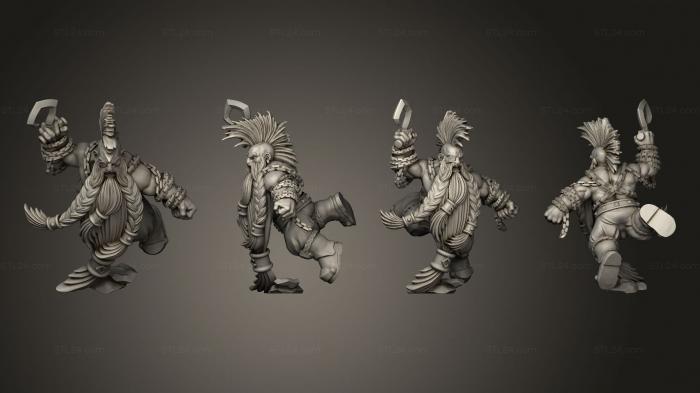Military figurines (Dwarf Slayer 2, STKW_5661) 3D models for cnc