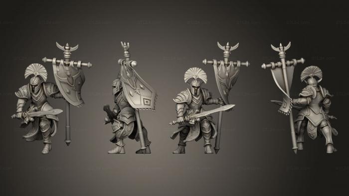 Military figurines (Dwarf Soldier 1, STKW_5663) 3D models for cnc