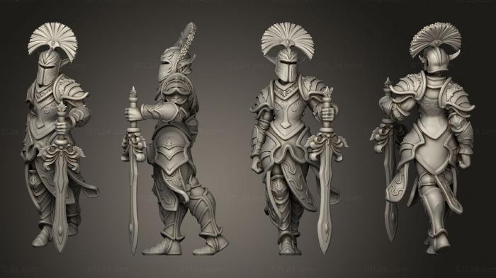 Military figurines (Dwarf Soldier 2, STKW_5665) 3D models for cnc