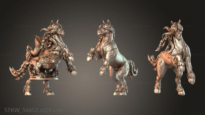Saga Svadilfari the Horse King Saddle armored