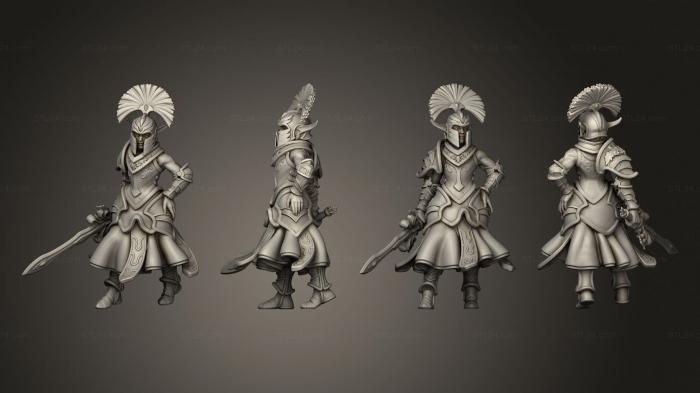 Military figurines (Dwarf Soldier 5, STKW_5668) 3D models for cnc