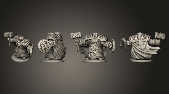 Military figurines (dwarvan infantry 2, STKW_5683) 3D models for cnc