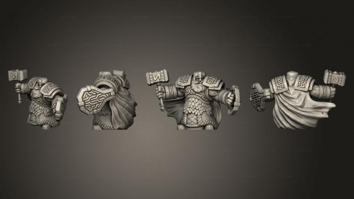 Military figurines (dwarvan infantry, STKW_5684) 3D models for cnc