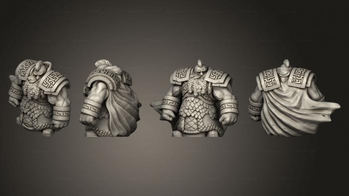 Military figurines (dwarven infantry 01, STKW_5685) 3D models for cnc