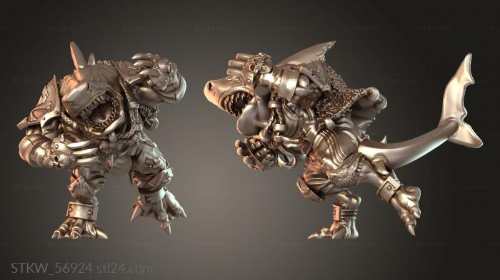 Shark Lizard saurio primal
