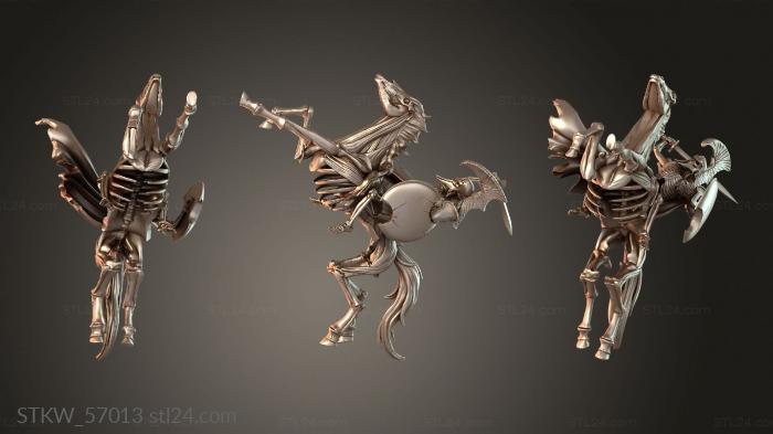 Skeleton on Horse mighty