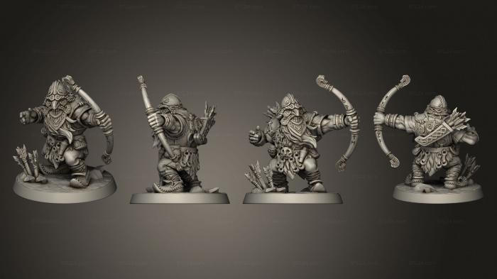 Military figurines (Dwarven Mountaineer C m, STKW_5703) 3D models for cnc