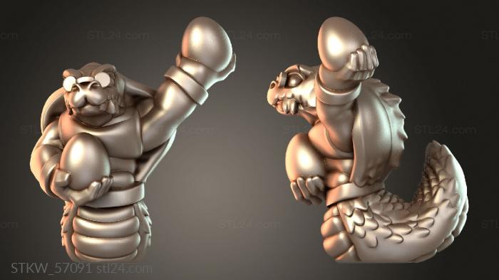 Snakemen coiled