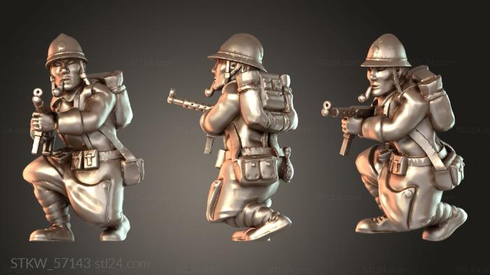 Soldat Francais gallant