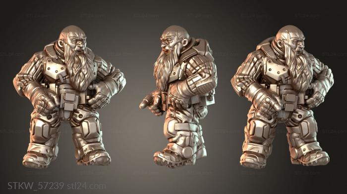 Space Dwarf RIFLMAN Bald f