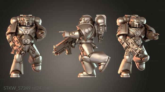 Space Warrior swith Symbols Iron Sergeant