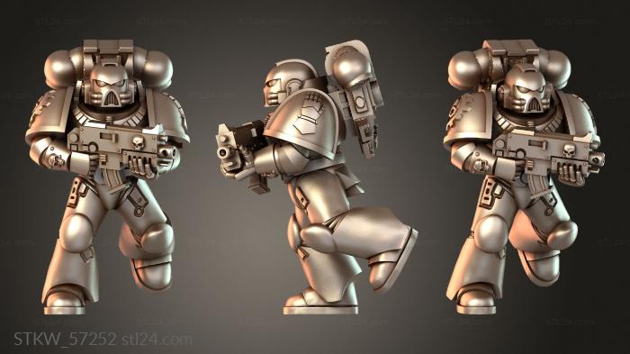 Space Warrior with Symbols elite