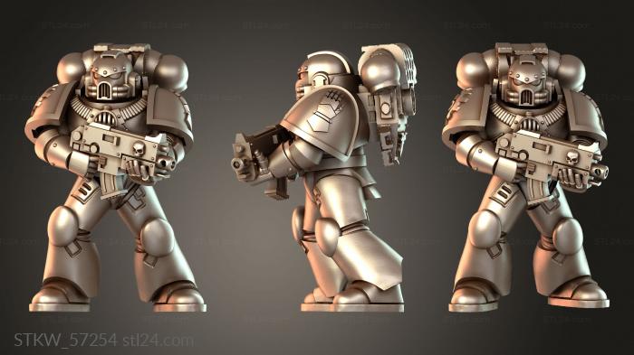 Space Warrior with Symbols enhanced