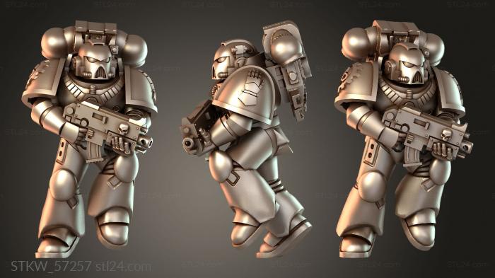 Space Warrior with Symbols tactical