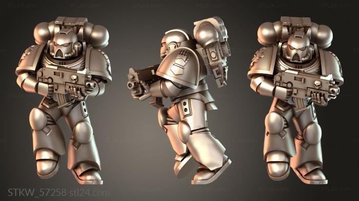Space Warrior with Symbols patrol
