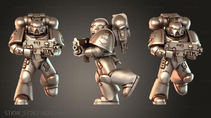 Space Warrior with Symbols sentinel