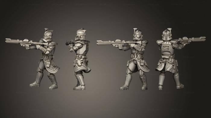 Military figurines (Echo Action ARC 001, STKW_5742) 3D models for cnc