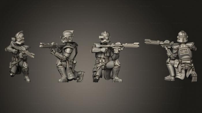 Military figurines (Echo Action ARC 002, STKW_5743) 3D models for cnc