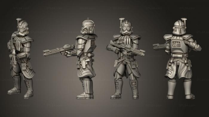 Military figurines (Echo Action ARC 003, STKW_5744) 3D models for cnc