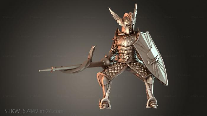 Swan prince mounted