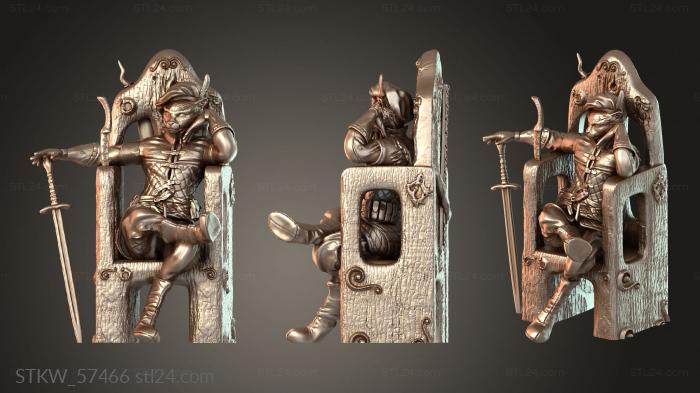 Tabaxi Black Cat Rogue Throne