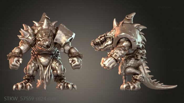 THE RAZOR Lizardmen SAURUS fierce