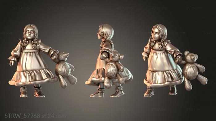 Villager Little Girl Toy