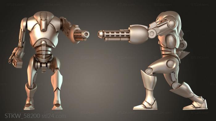 Klatoonian and walking bha bracing stance