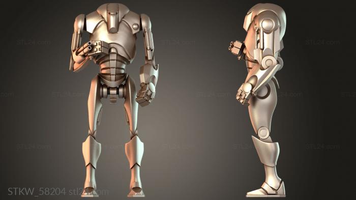 Klatoonian and walking standing