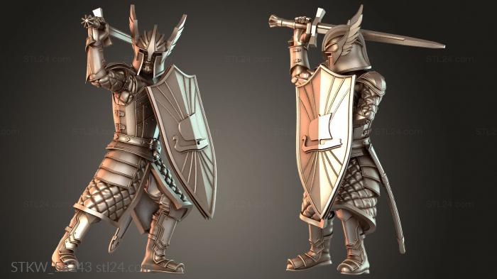 Knight Foot Banner Bearer