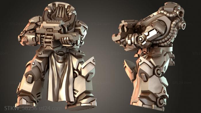 Knight Helmeted Cross
