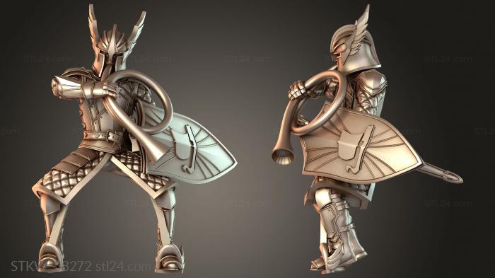 Knight Mounted Musician